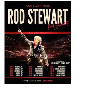 Rod Stewart 2026 – ONE LAST TIME Poster  170